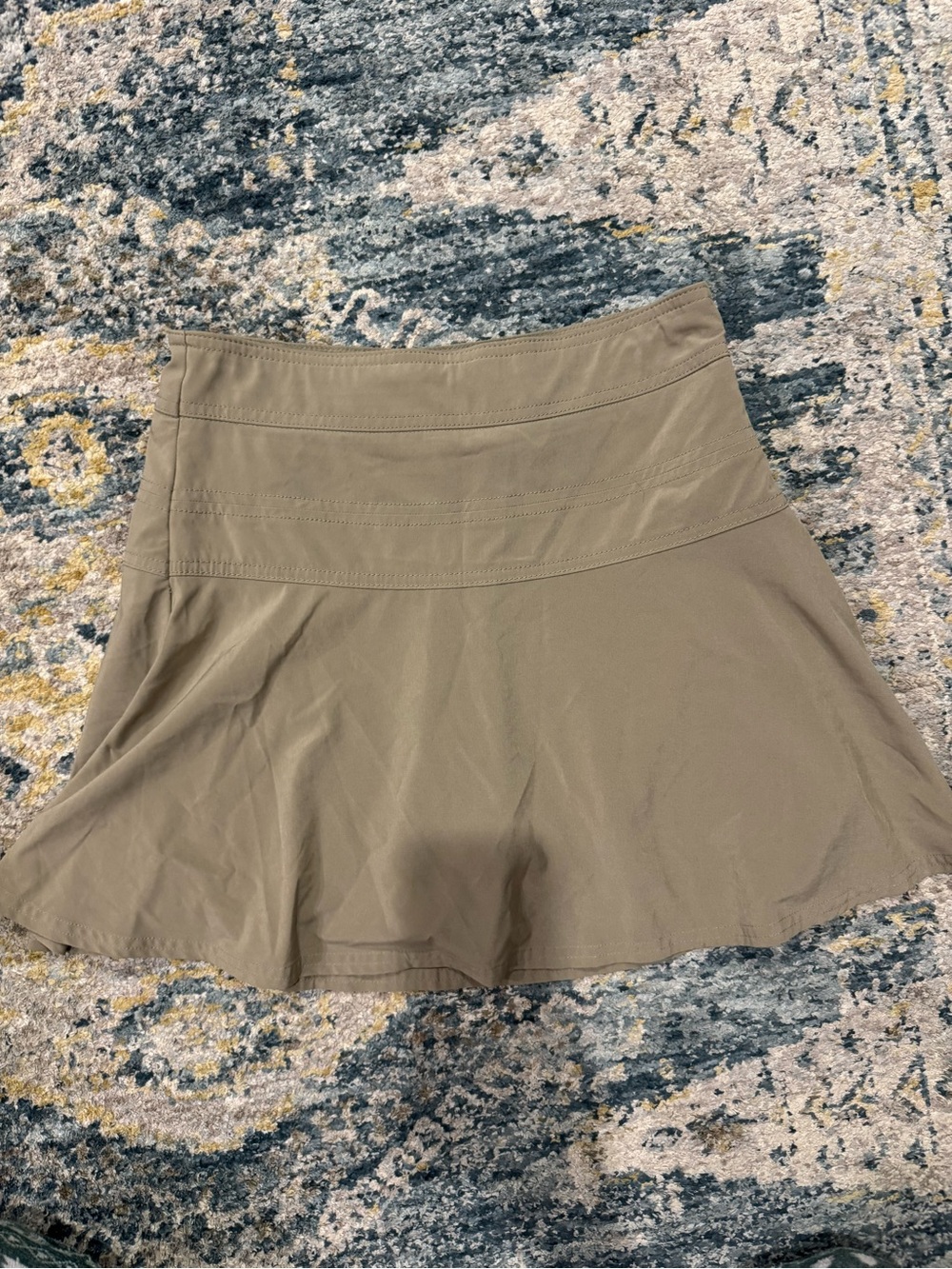 Women's Khaki Flare Skirt
